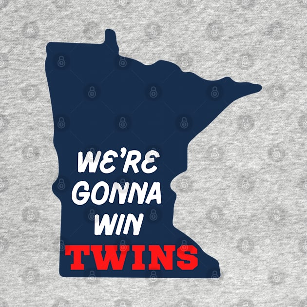 Minnesota Twins State Silhouette by SiebergGiftsLLC